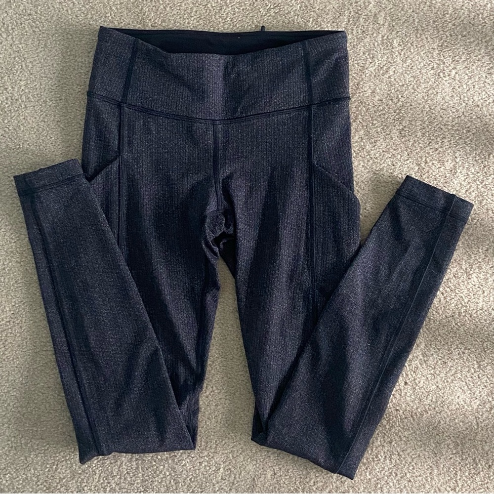 Lululemon Gray/Black Leggings